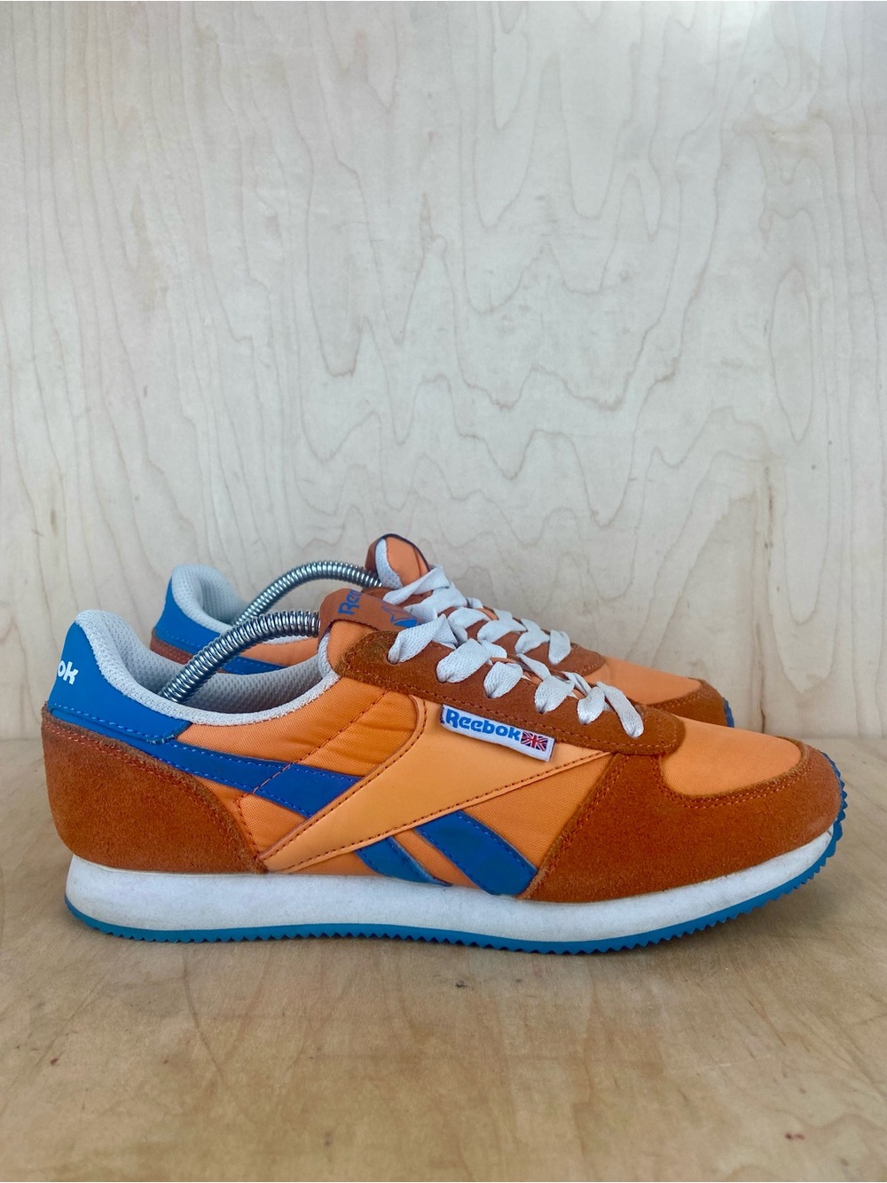 Reebok Women’s Classic Jogger Orange & Blue Runner Shoes Size 7